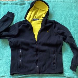 Polo tech fleece black and yellow Clearance